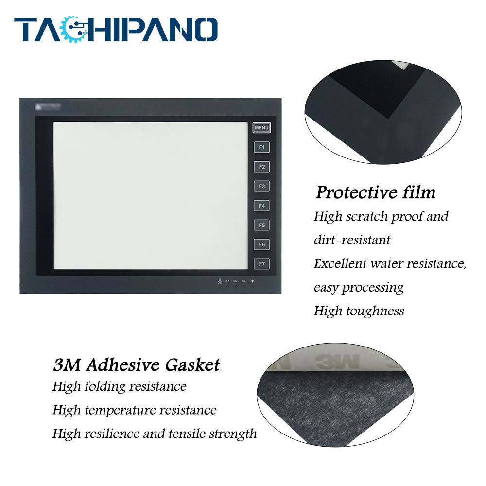 PWS6A00T-N PWS6A00F-P Hitech for Plastic Case Cover + Touch Screen + Membrane Keypad + Steel Mounting Clips + Power Supply Connector