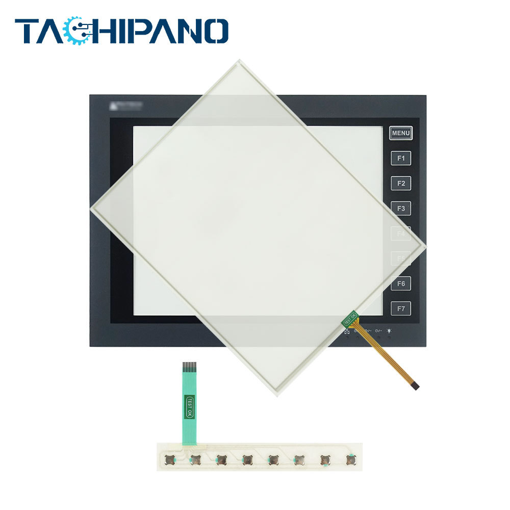 PWS6A00T-N PWS6A00F-P Hitech for Plastic Case Cover + Touch Screen + Membrane Keypad + Steel Mounting Clips + Power Supply Connector