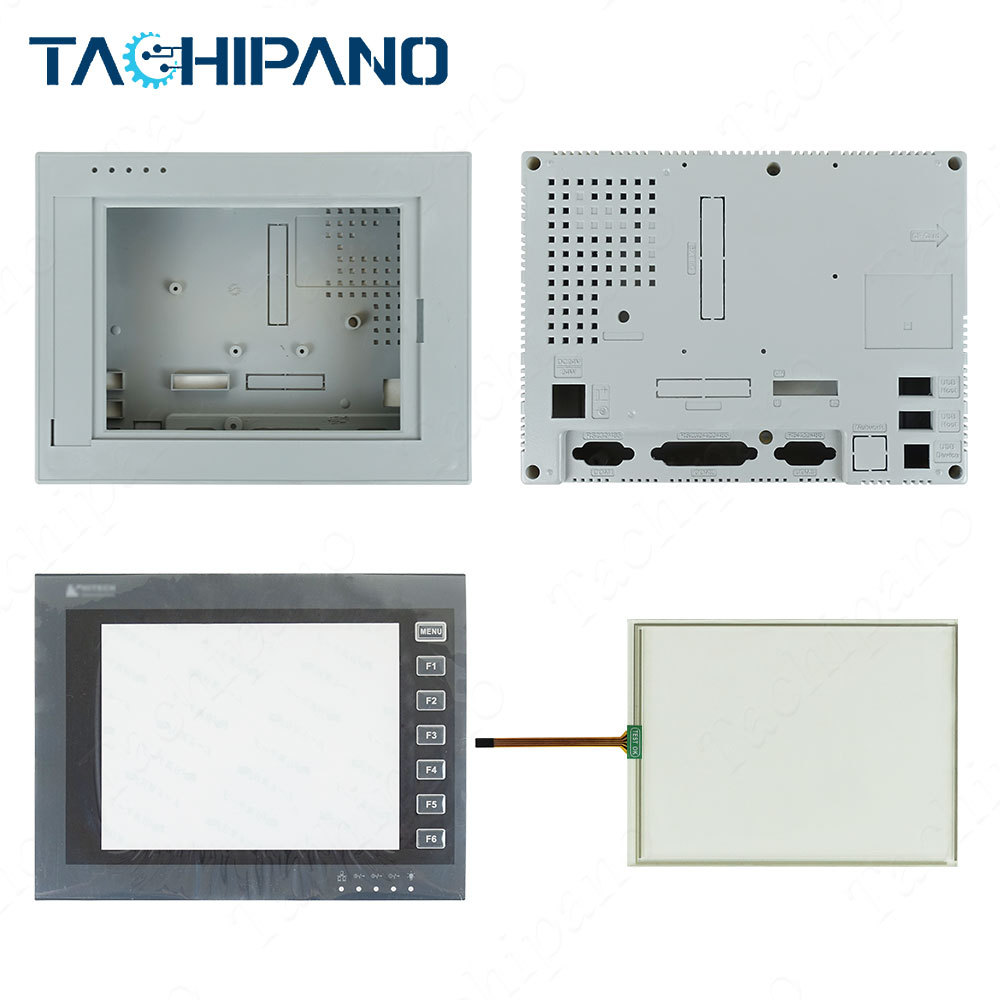 PWS6800C-N Hitech for Plastic Case Cover + Touch Screen + Front Overlay + Steel Mounting Clips + Power Supply Connector