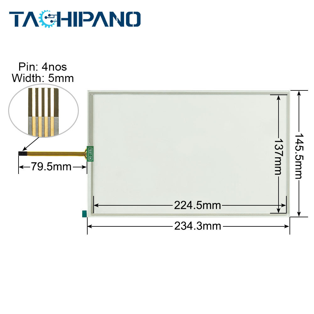 PWS3260-FTN PWS3260-DTN PWS3260-TFT Touch Screen Panel, Protective Film for Hitech PWS3260-FTN PWS3260-DTN PWS3260-TFT