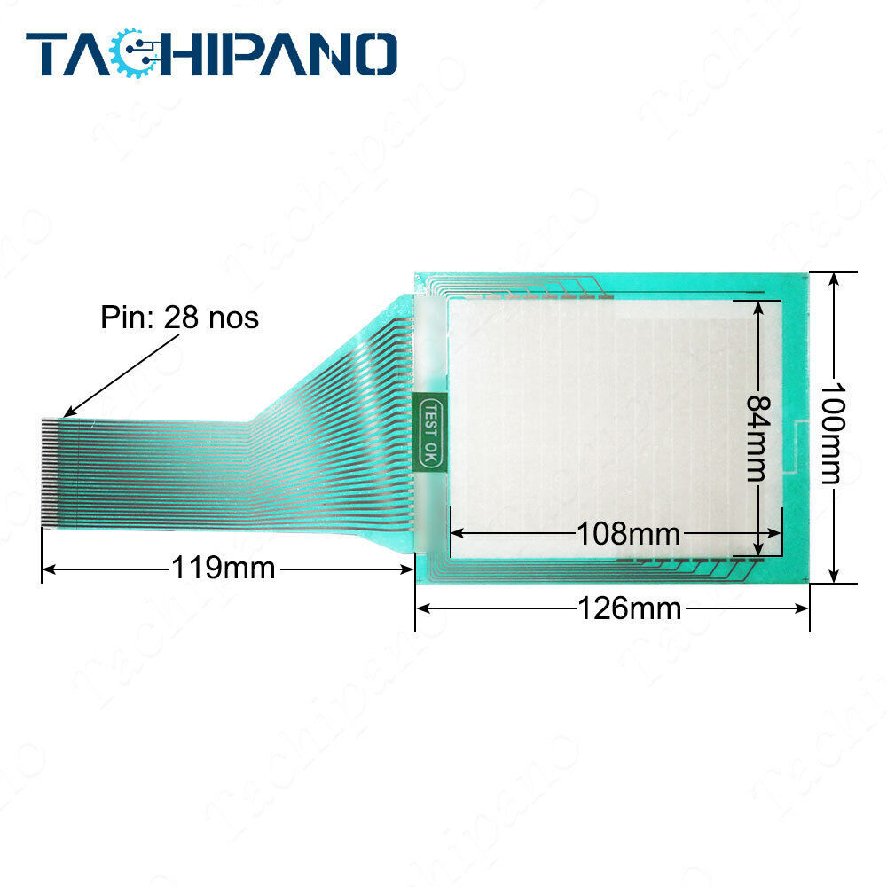 PWS5A00T-P Touch Screen Panel, Protective Film for Hitech PWS5A00T-P