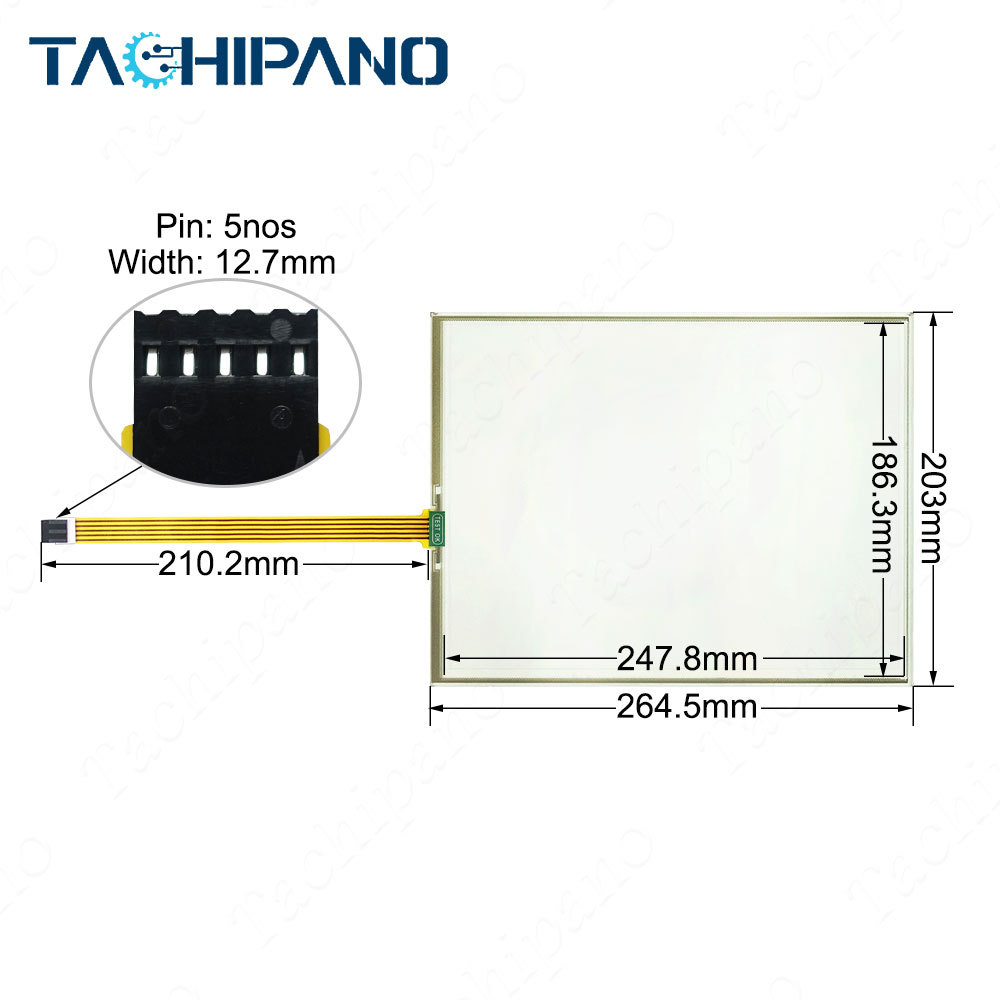 TPC-1260T TPC-1260TE Advantech for Touch Screen Panel Glass