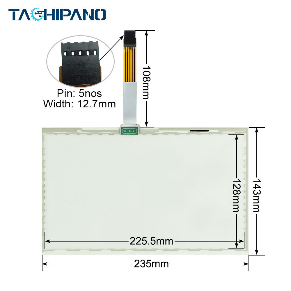 FPM-5151G-X0AE Advantech for Touch Screen Panel Glass, Protective Film