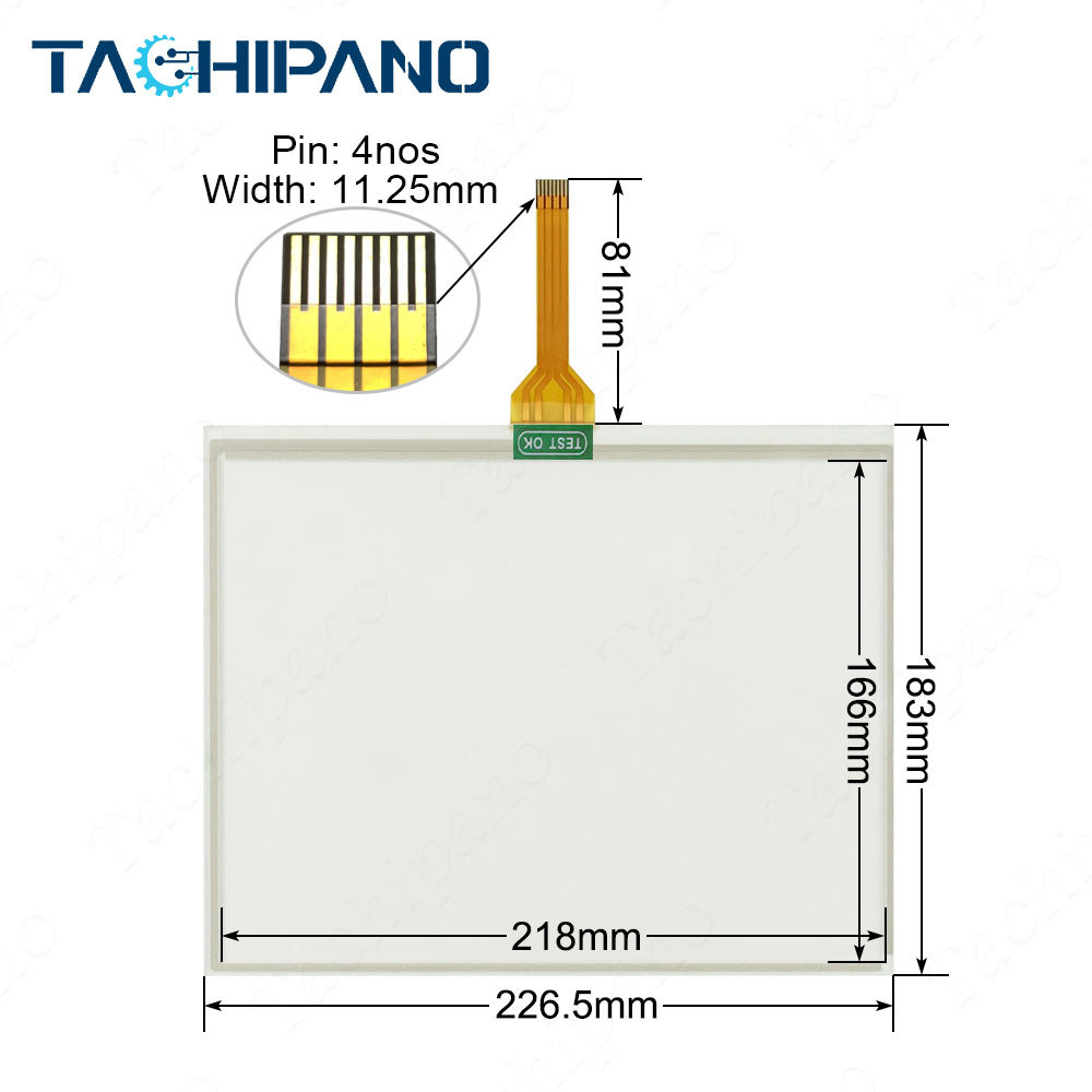 FT-AS00-10.4A Touch Screen Panel for NKK Nikkai FT-AS00-10.4A-123A