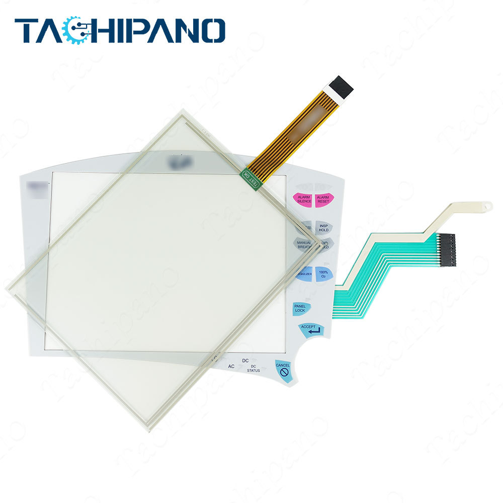 CareFusion Vela Ventilator Touch Screen Panel Glass, Membrane Keypad for CareFusion Vela Ventilator