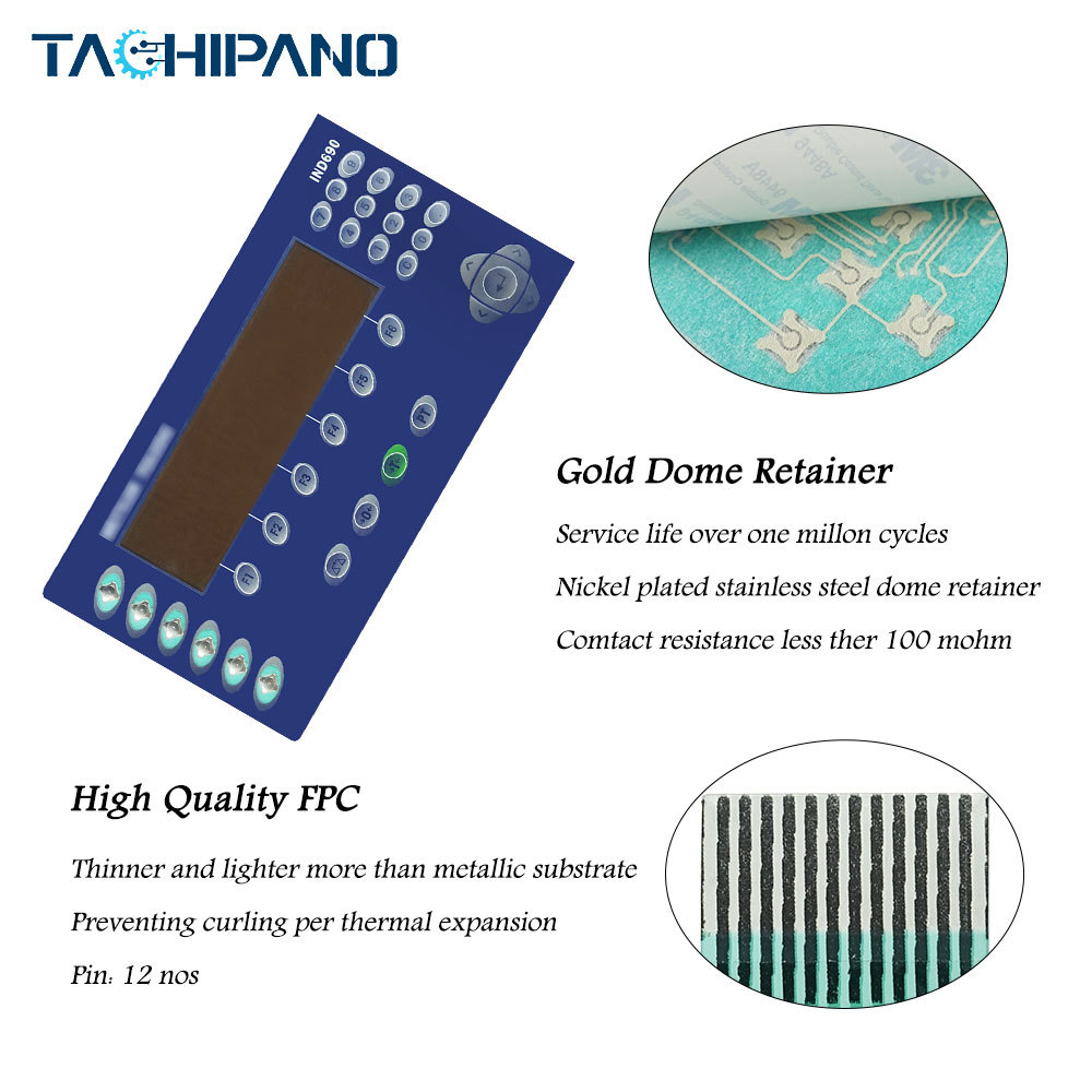PANTHER PTPN 1800 000 Membrane Keyboard Keypad Switch for PANTHER PTPN 1800 000