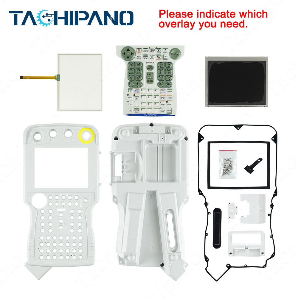 DX100 JZRCR-YPP01-1 Plastic Case +Touch Screen +Protective film +LCD Display +Rubber +Gasket for JZRCR-YPP01-1 Yaskawa Teach Pendant