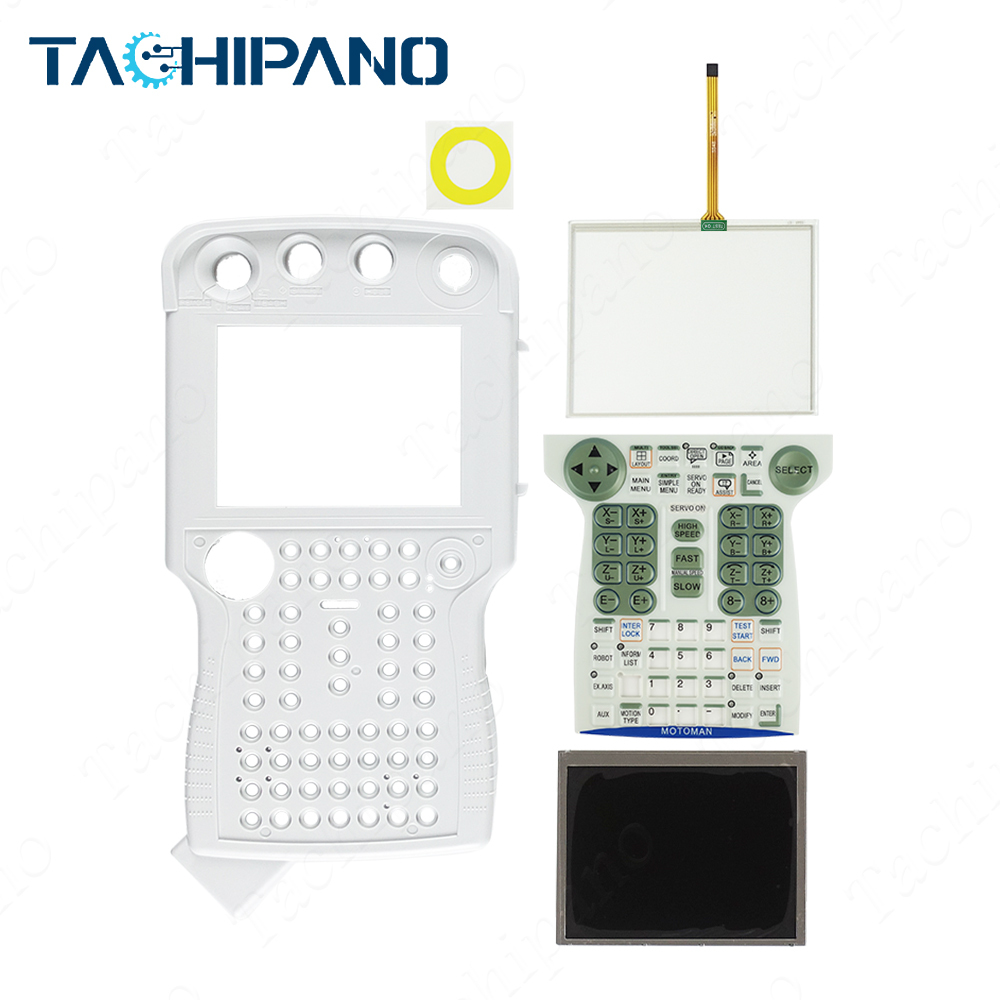 DX100 JZRCR-YPP07-1 Plastic Case +Touch Screen +Protective film +LCD Display +Rubber +Gasket for JZRCR-YPP07-1 Yaskawa Teach Pendant