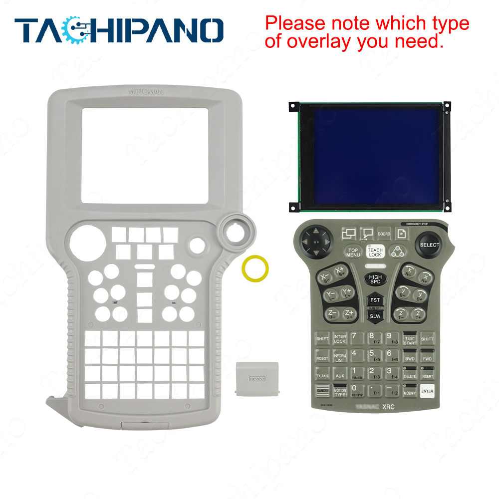 JZNC-XPP02 JZNC-XPP02B Plastic Case +Protective film +LCD Display +Hanger +Hand Strap for Yaskawa JZNC-XPP02 JZNC-XPP02B Teach Pendant