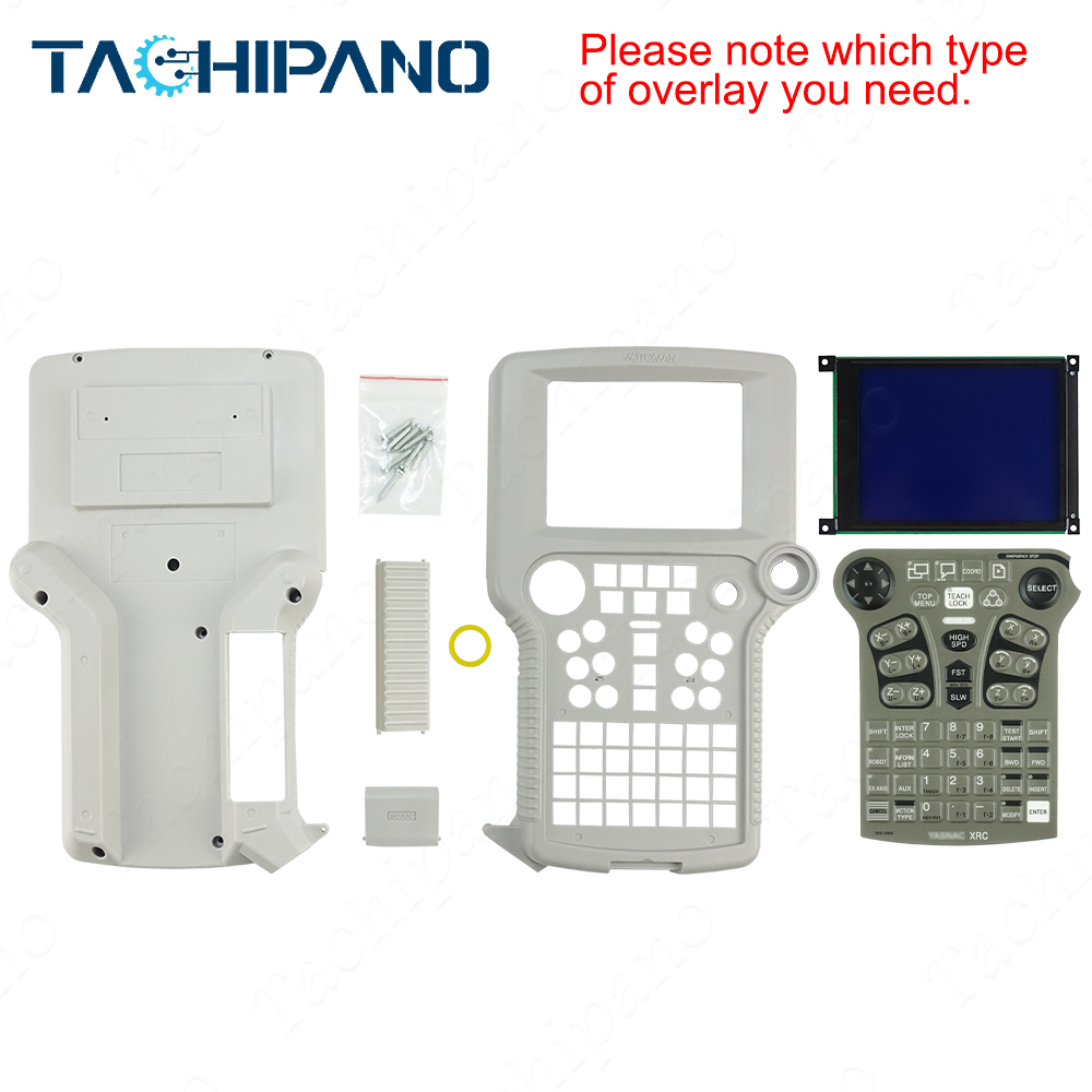 JZNC-XPP02 JZNC-XPP02B Plastic Case +Protective film +LCD Display +Hanger +Hand Strap for Yaskawa JZNC-XPP02 JZNC-XPP02B Teach Pendant
