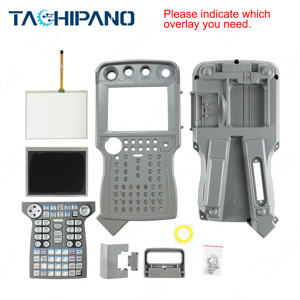 JZRCR-YPP21-1 DX200 Plastic Case +Touch Screen +Protective film +LCD Display +Rubber +Gasket for JZRCR-YPP21-1 DX200 Yaskawa Teach Pendant