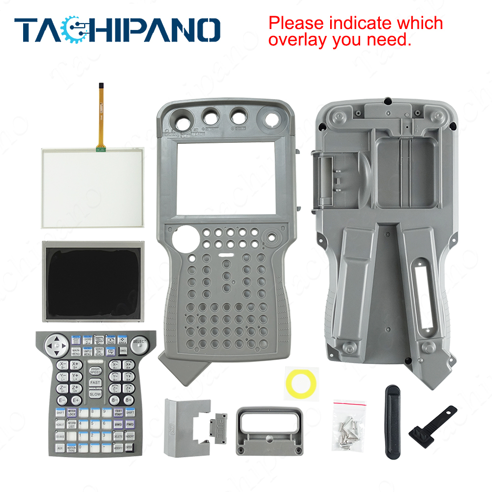 JZRCR-YPP21-1 DX200 Plastic Case +Touch Screen +Protective film +LCD Display +Rubber +Gasket for JZRCR-YPP21-1 DX200 Yaskawa Teach Pendant
