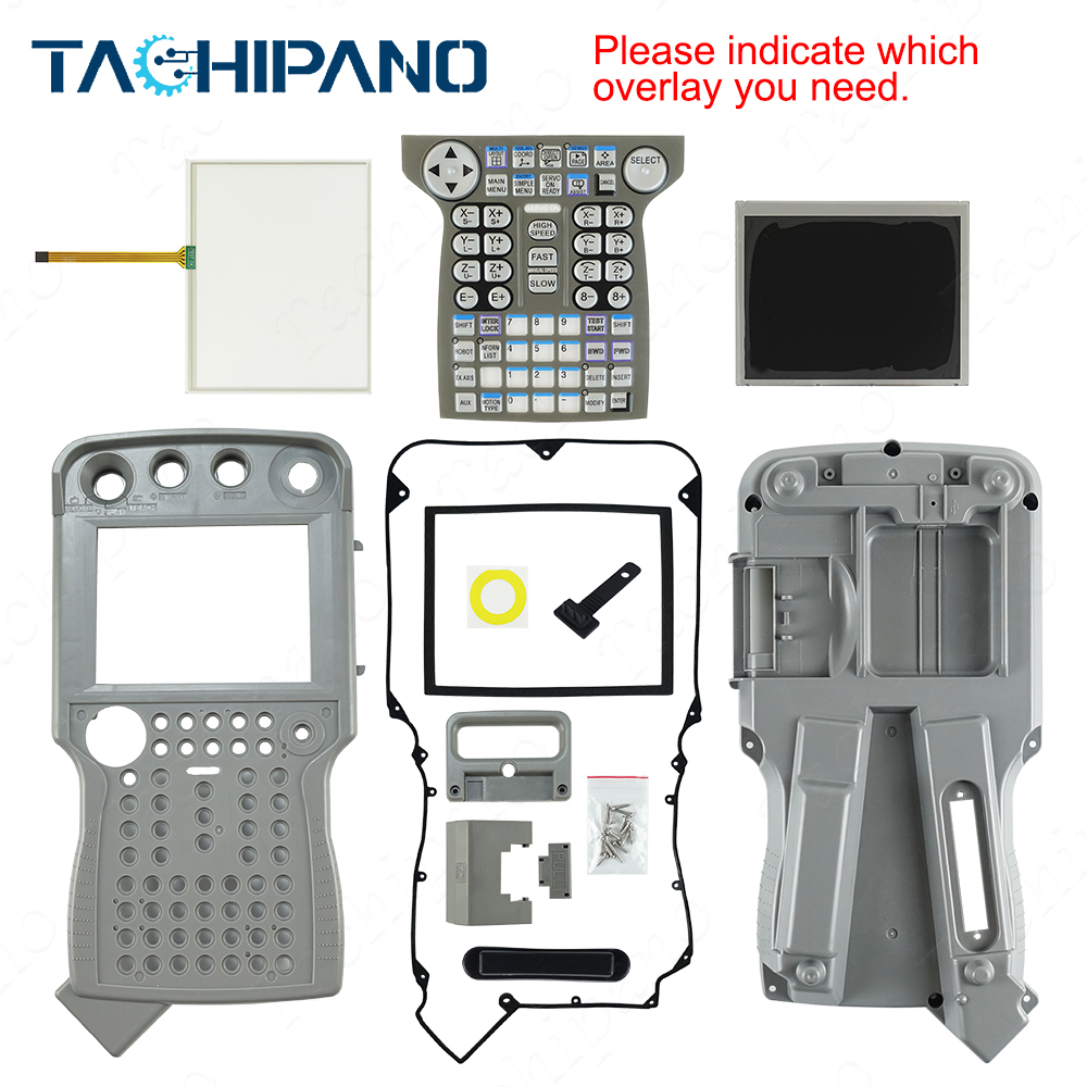 JZRCR-YPP21-1 DX200 Plastic Case +Touch Screen +Protective film +LCD Display +Rubber +Gasket for JZRCR-YPP21-1 DX200 Yaskawa Teach Pendant