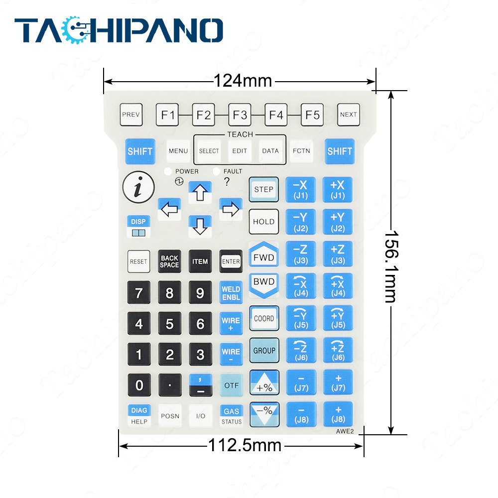 A05B-2255-C100#EAW Teach Pendant of Plastic Case, Touch screen, Protective film, LCD dispaly and related accessories