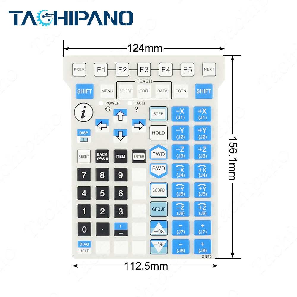 A05B-2255-C100#EAW Teach Pendant of Plastic Case, Touch screen, Protective film, LCD dispaly and related accessories