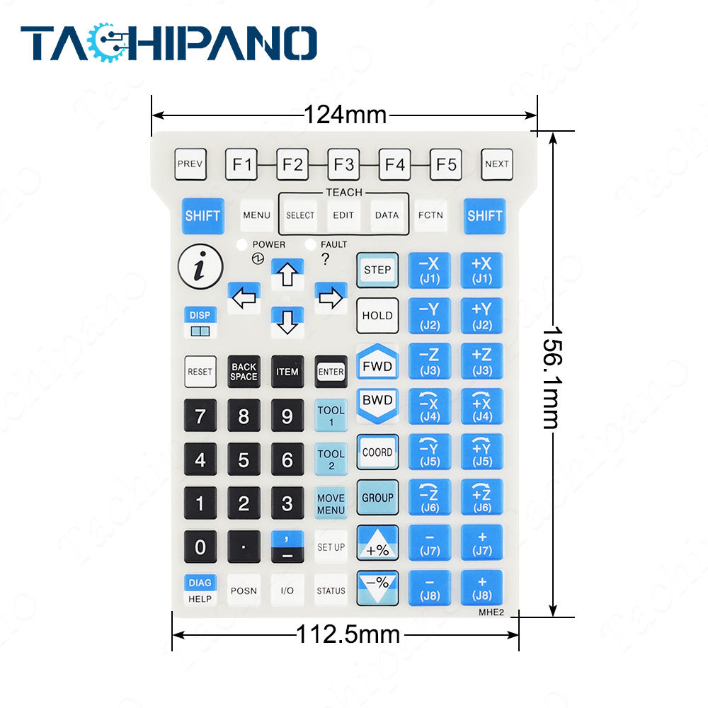 A05B-2255-C100#EAW Teach Pendant of Plastic Case, Touch screen, Protective film, LCD dispaly and related accessories