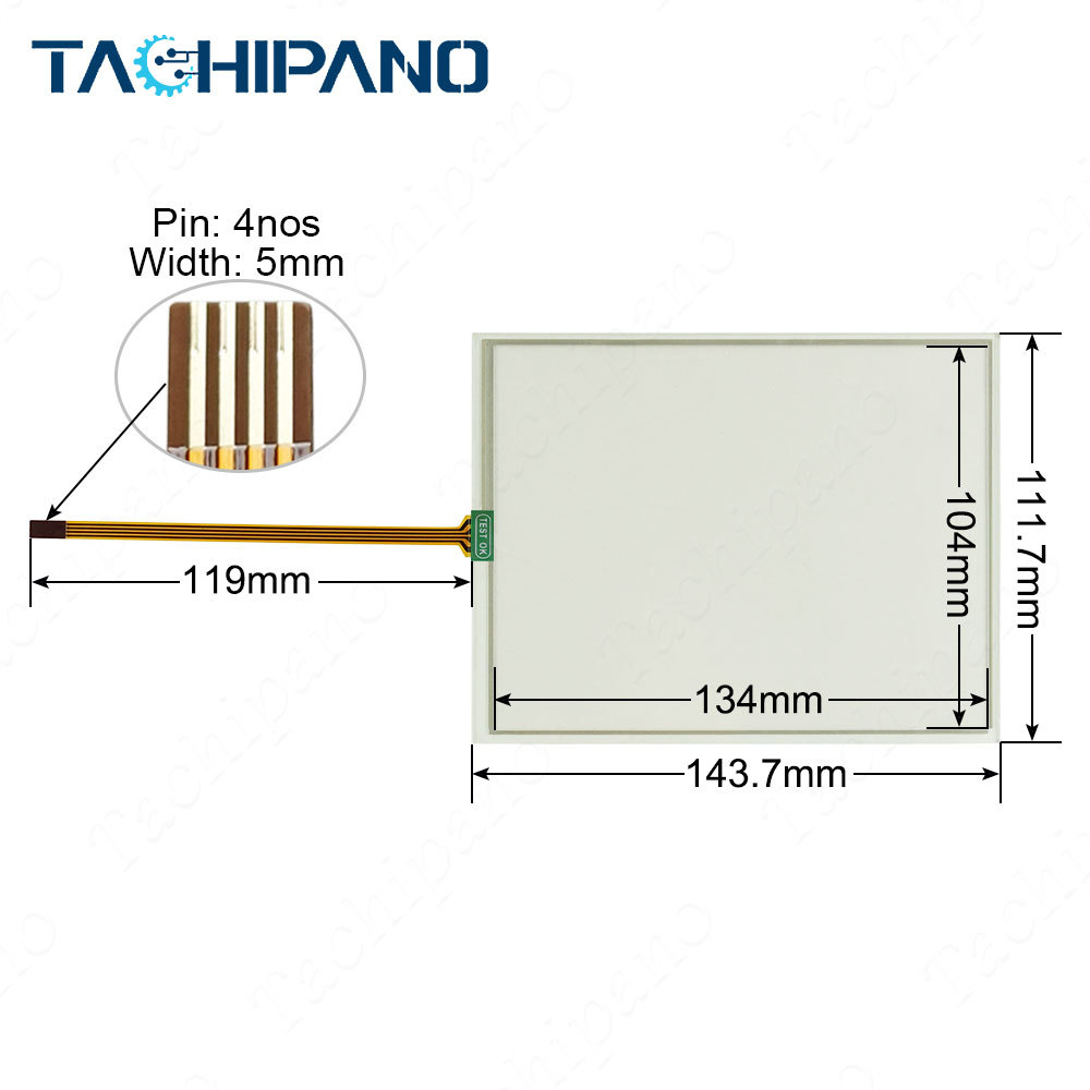 A05B-2255-C101#EMH Teach Pendant of Plastic Case, Touch screen, Protective film, LCD dispaly and related accessories