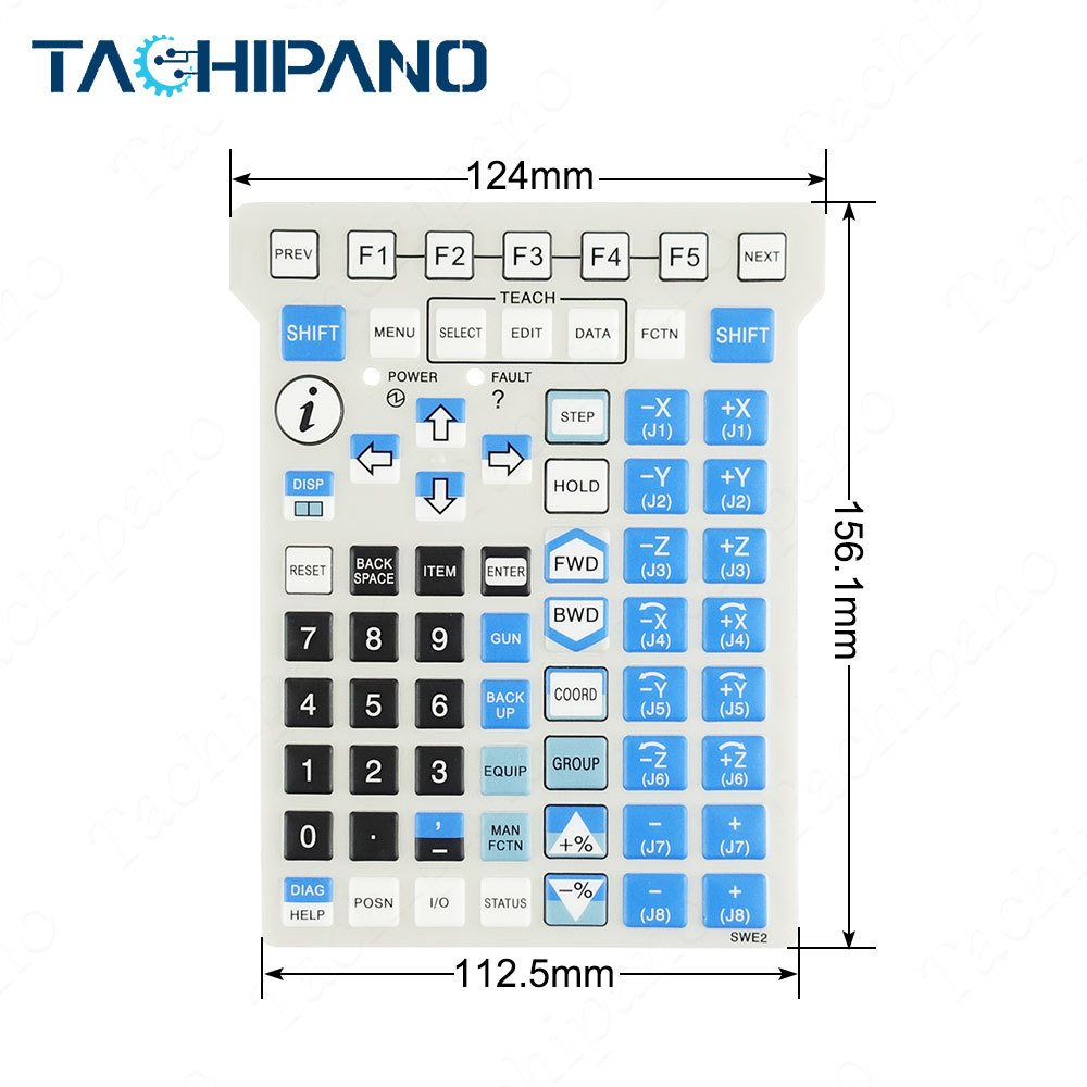 A05B-2255-C100#EAW Teach Pendant of Plastic Case, Touch screen, Protective film, LCD dispaly and related accessories