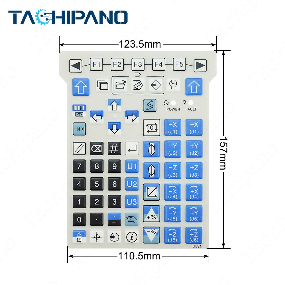 A05B-2518-C200#EAW Teach Pendant of Plastic Case, Touch screen, Protective film, LCD dispaly and related accessories