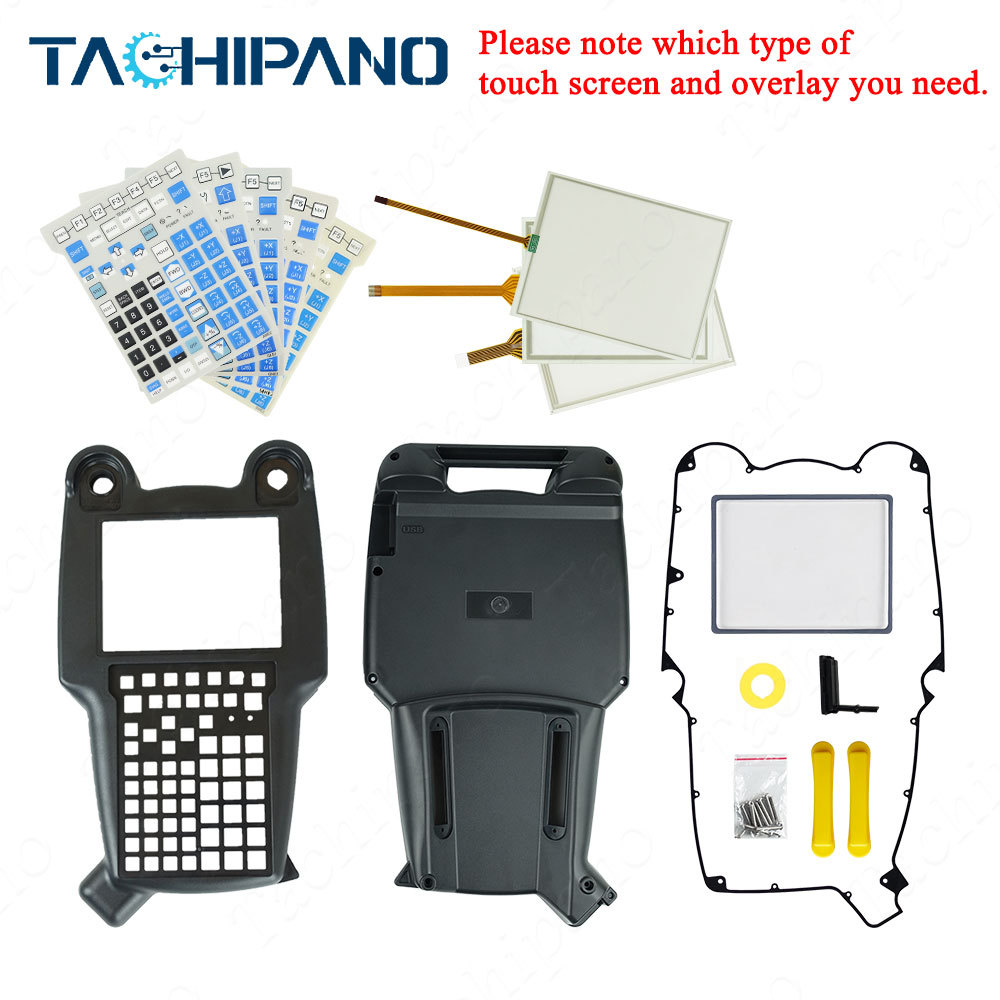 A05B-2518-C204#JSW Teach Pendant of Plastic Case, Touch screen, Protective film, LCD dispaly and related accessories