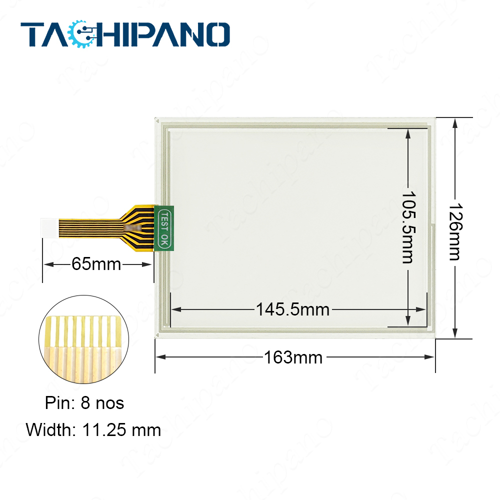 A05B-2255-C100#EAW Teach Pendant of Plastic Case, Touch screen, Protective film, LCD dispaly and related accessories