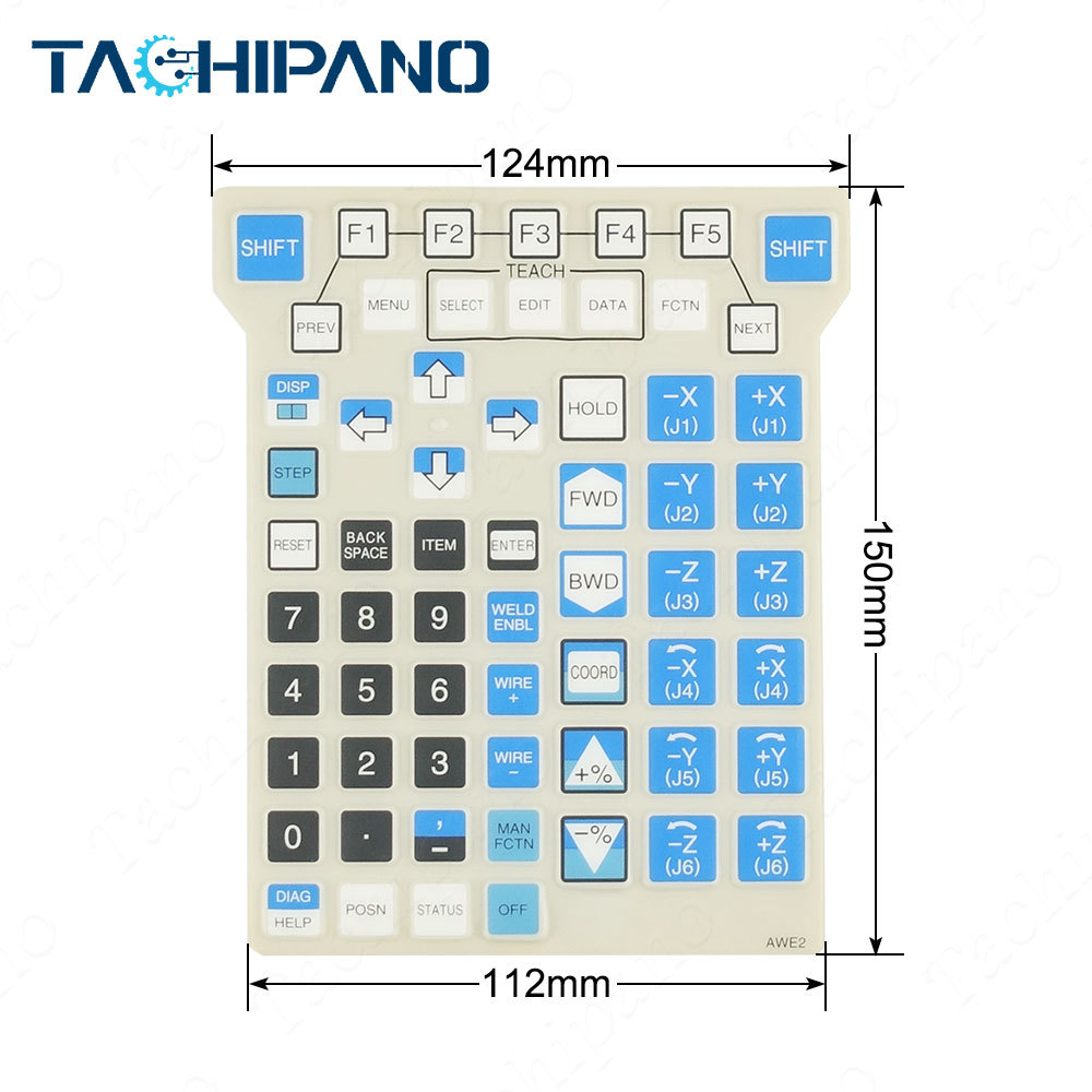 A05B-2430-C200 Teach Pendant of Plastic Case, Touch screen, Protective film and related accessories