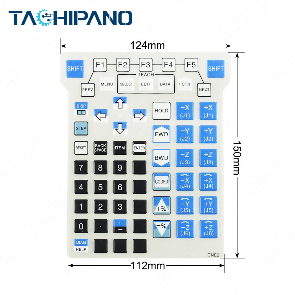 A05B-2430-C200 Teach Pendant of Plastic Case, Touch screen, Protective film and related accessories