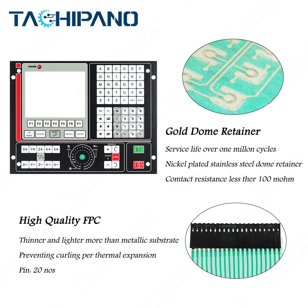 Membrane Switch KEYPAD for CNC MEM 8050 (32K) 00A serie No.:17-4064951