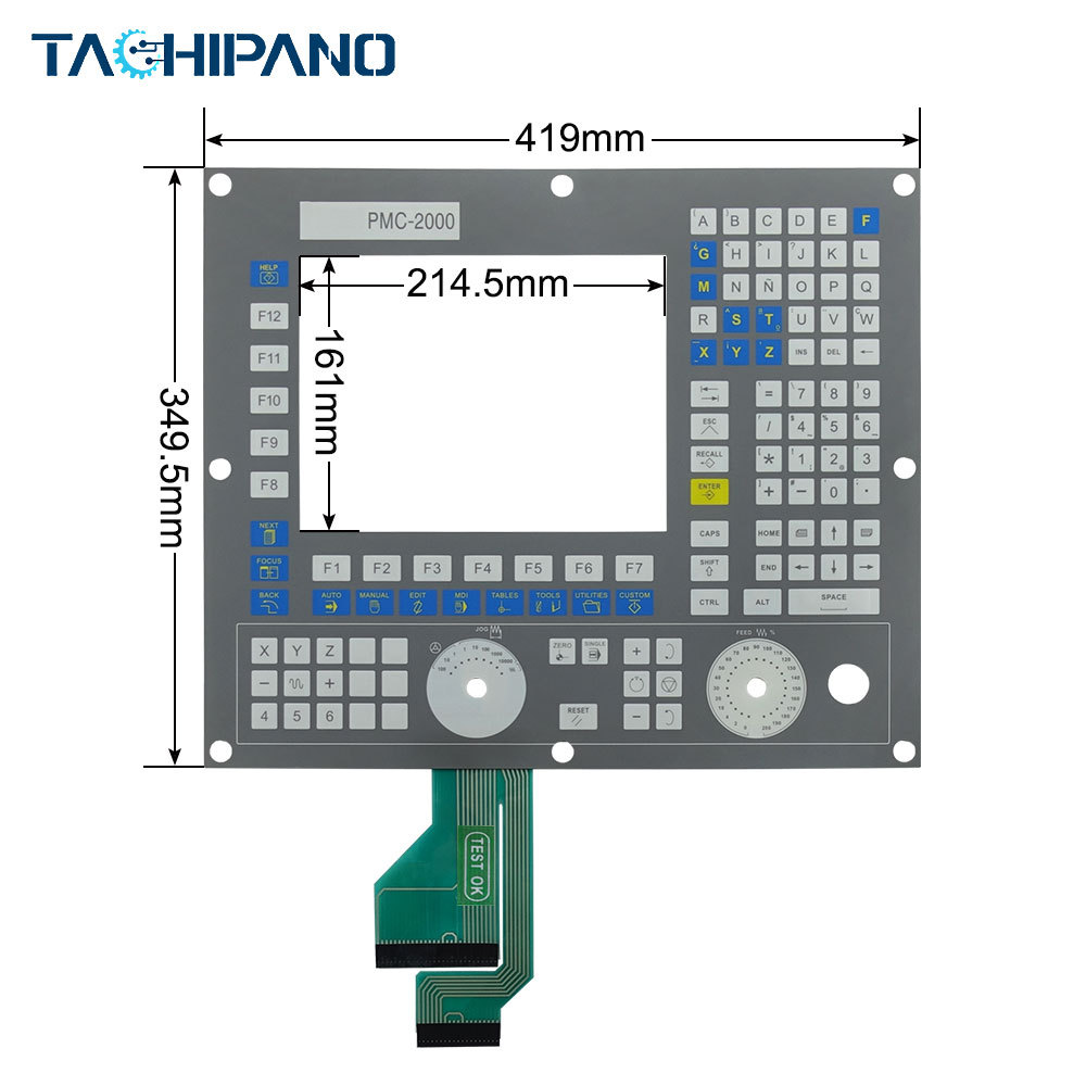 Membrane Switch KEYPAD for CNC systems 8055, 8055i, 8055 FL & 8055 Power M