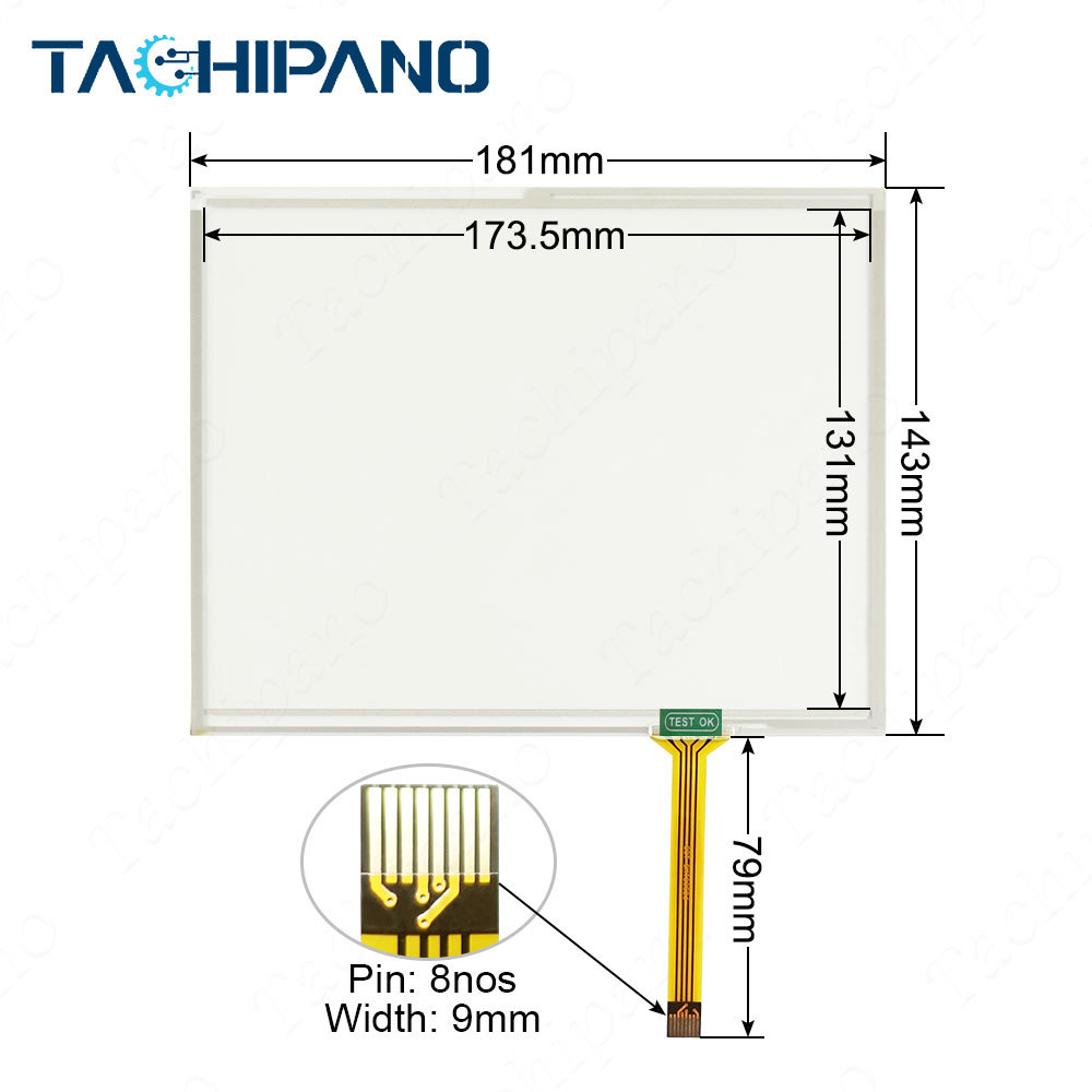 XP30-TTA Touch Screen Panel Glass, Protective film for LS XP30-TTA/AC XP30-TTA/DC