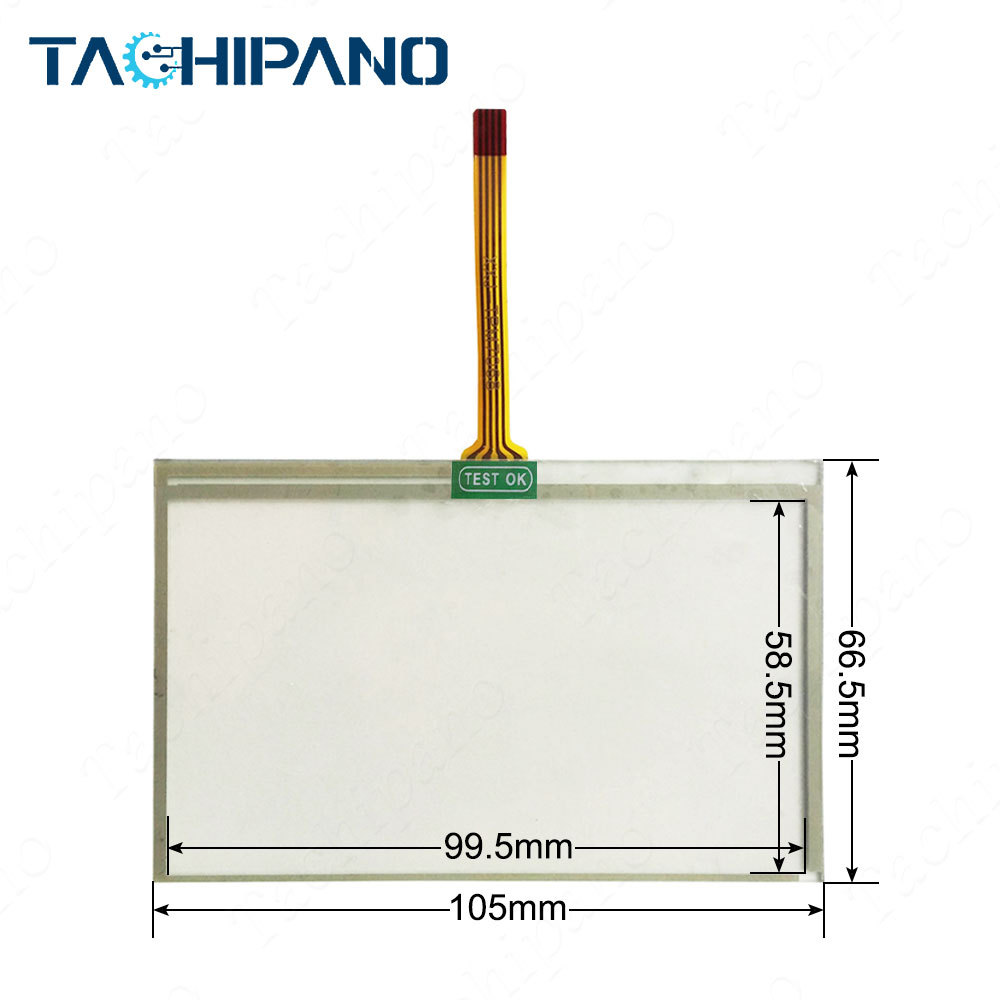 PT043-1BF-T1S Touch Screen Panel Glass, Protective film for PT043-1BF-T1S