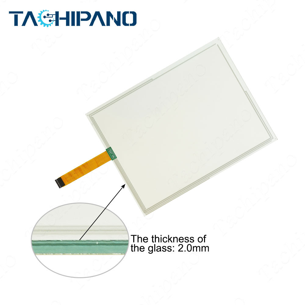 PT043-1BF-T1S Touch Screen Panel Glass, Protective film for PT043-1BF-T1S