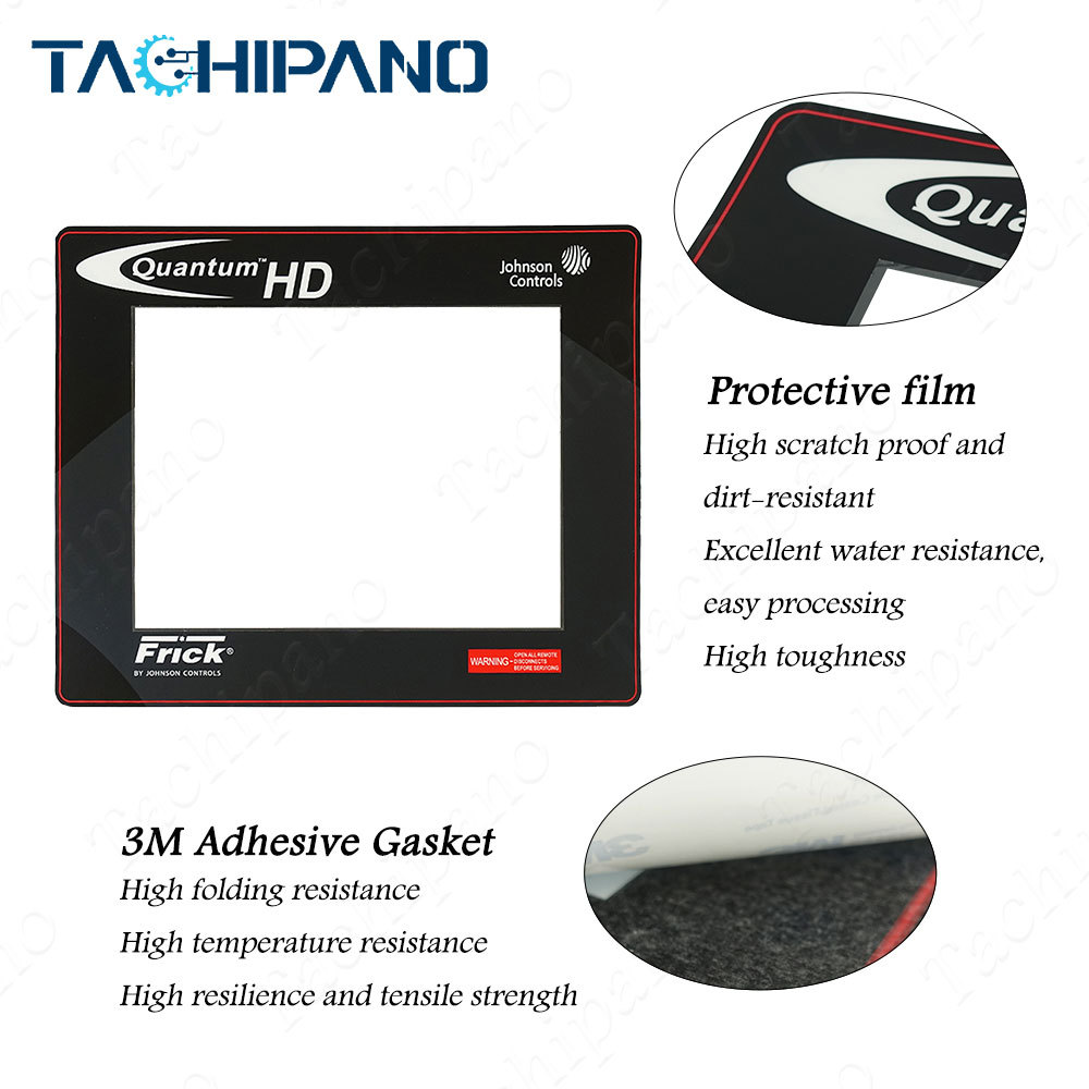 Touch Screen Panel Glass, Protective film for Johnson controls Frick Quantum HD