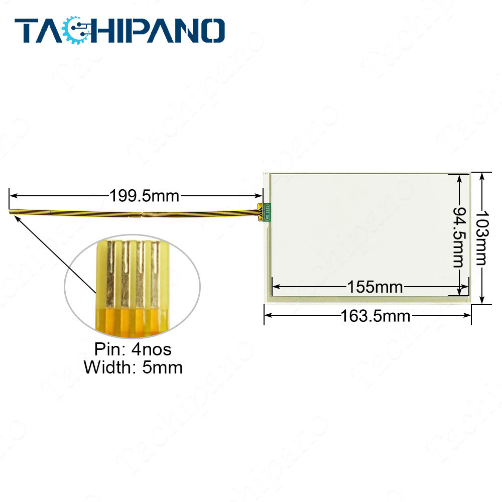 Touch Screen for YORK-CTRL-VRFCC-HLV2.40 Touch Glass Panel