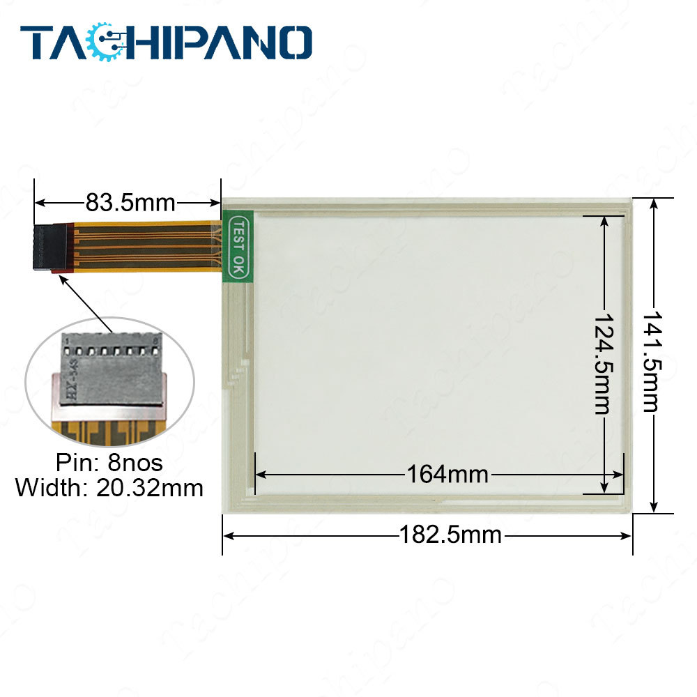 ADT-182A Touch screen for ADT182A panel Glass