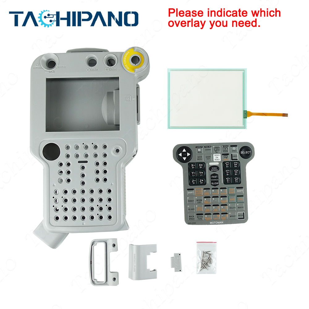 Yaskawa NX100 JZRCR-NPP01-1 for Plastic Case House with Touch Screen Panel, Protective Film, LCD Display, Rubber, Gasket