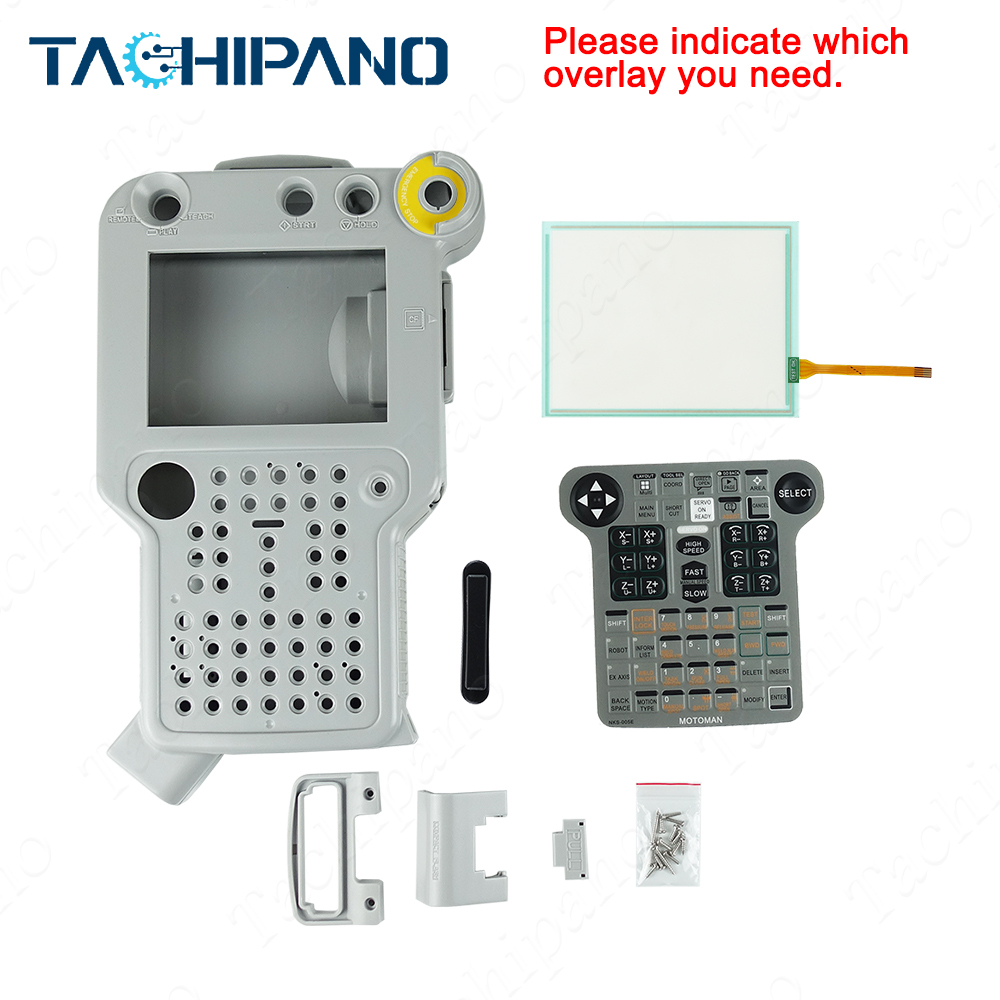 Yaskawa NX100 JZRCR-NPP01B-7 for Plastic Case House with Touch Screen Panel, Protective Film, LCD Display, Rubber, Gasket