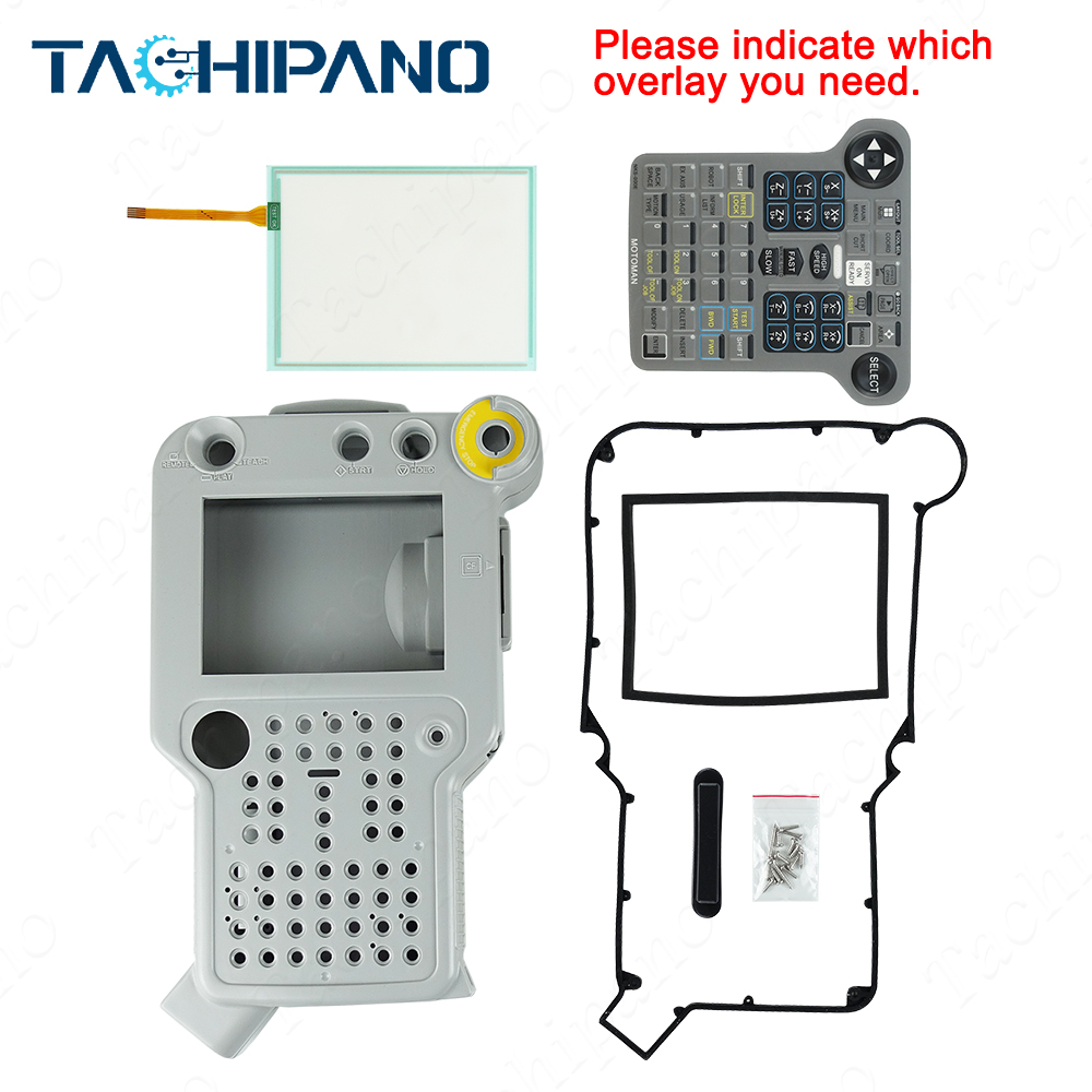 Yaskawa NX100 JZRCR-NPP06B-1 for Plastic Case House with Touch Screen Panel, Protective Film, LCD Display, Rubber, Gasket