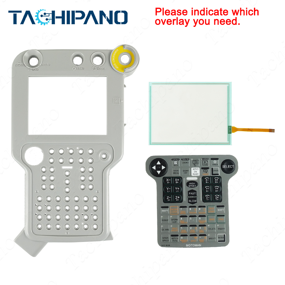 Yaskawa NX100 JZRCR-NPP018-1 for Plastic Case House with Touch Screen Panel, Protective Film, LCD Display, Rubber, Gasket