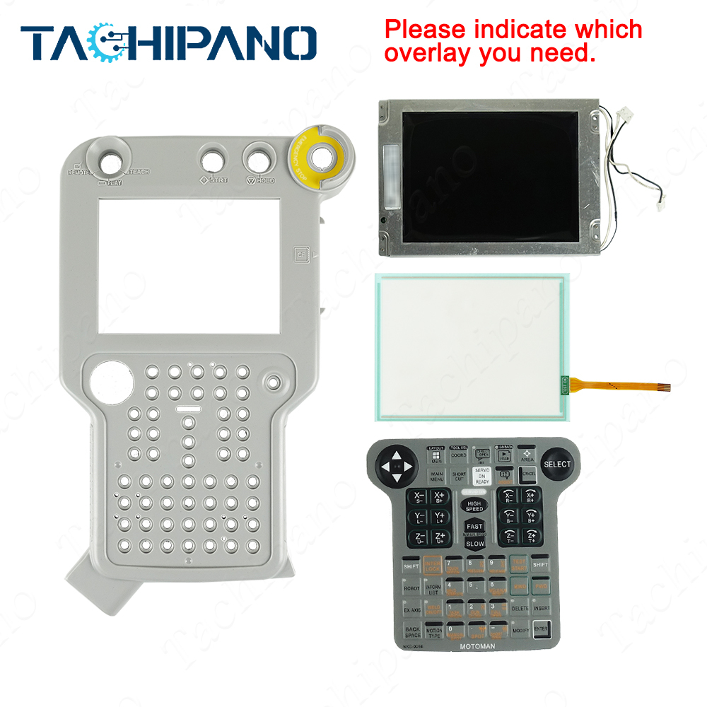 Yaskawa NX100 JZRCR-NPP018-1 for Plastic Case House with Touch Screen Panel, Protective Film, LCD Display, Rubber, Gasket