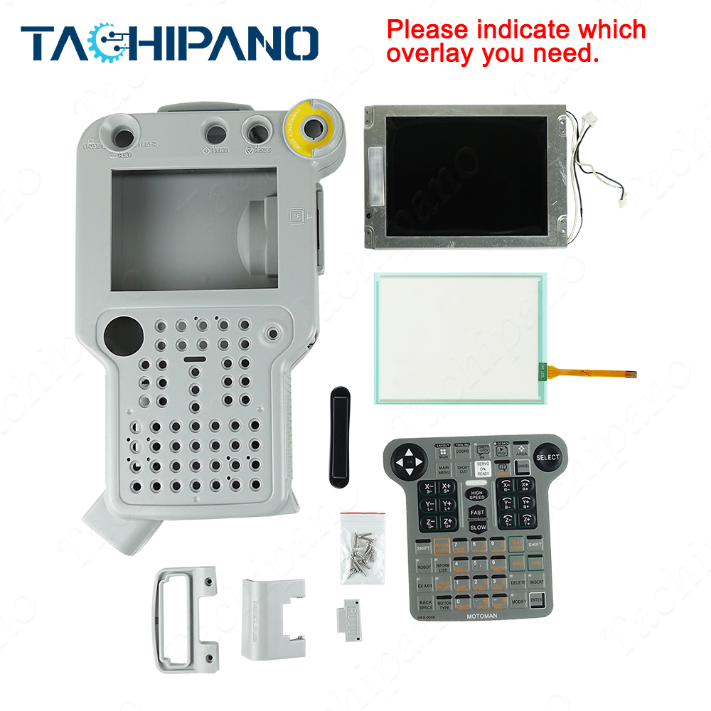 Yaskawa NX100 JZRCR-NPP018-1 for Plastic Case House with Touch Screen Panel, Protective Film, LCD Display, Rubber, Gasket