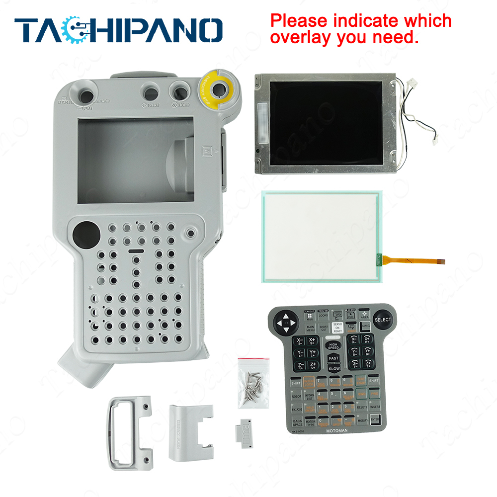 Yaskawa NX100 JZRCR-NPP01-1 for Plastic Case House with Touch Screen Panel, Protective Film, LCD Display, Rubber, Gasket