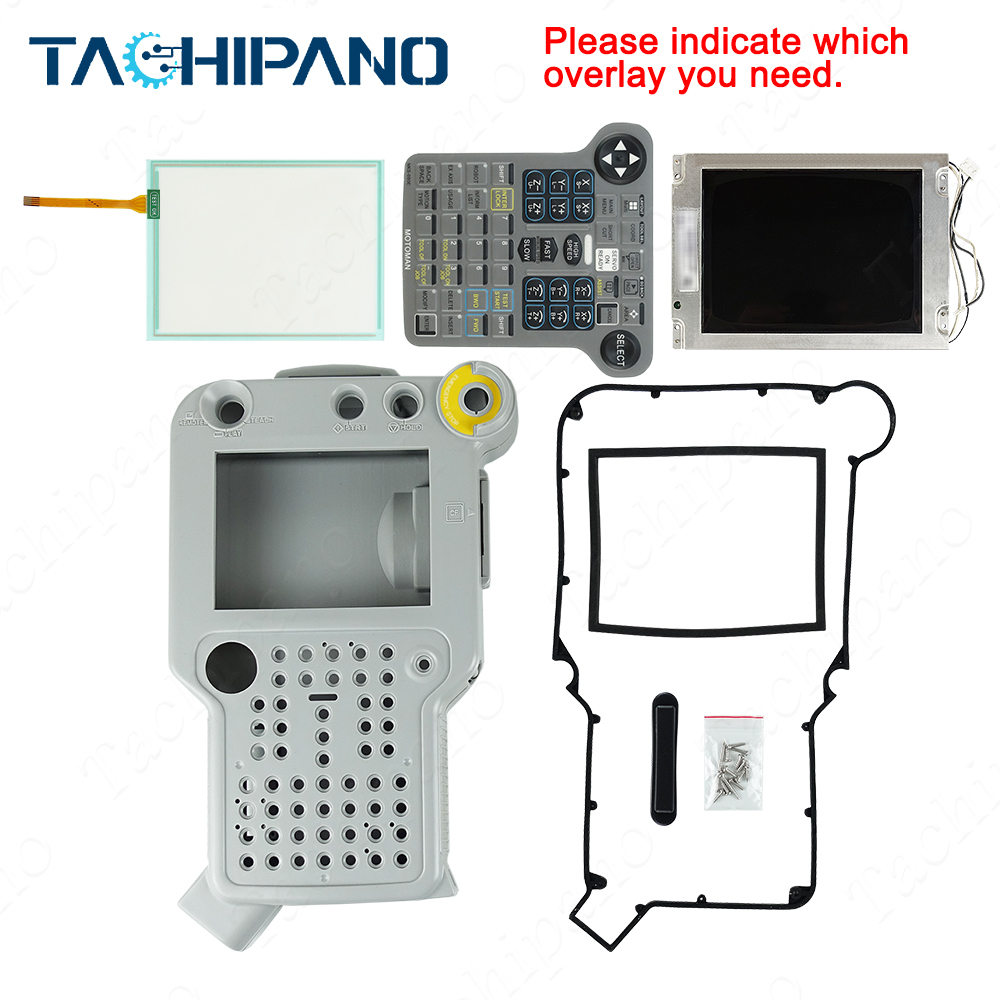 Yaskawa NX100 JZRCR-NPP018-1 for Plastic Case House with Touch Screen Panel, Protective Film, LCD Display, Rubber, Gasket
