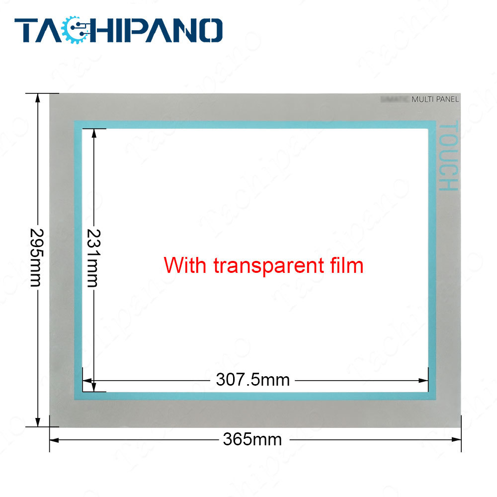 6AV6644-5AB10-0BJ0 Touch screen panel, Protective film for 6AV6 644-5AB10-0BJ0 SIMATIC MP 377 15" Touch