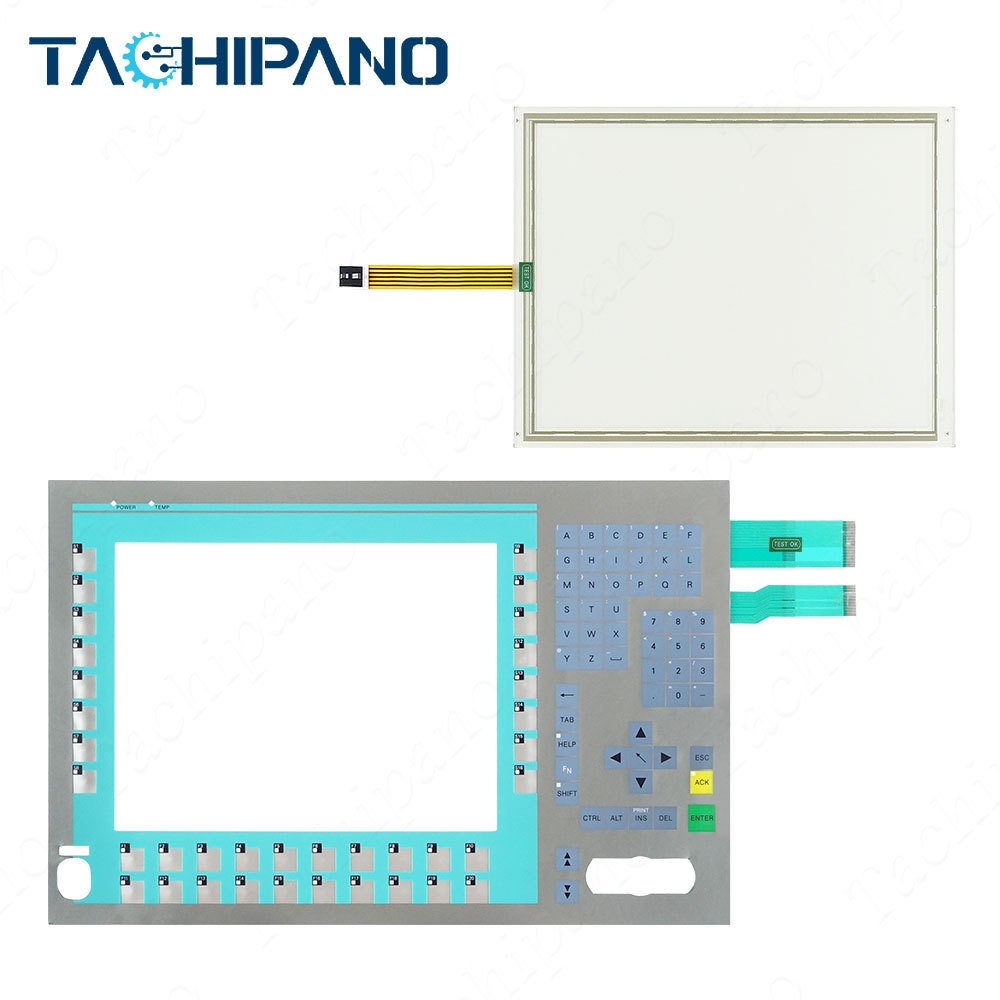 6AV7861-1KB10-1AA0 Membrane Keypad, Touch Screen Glass for 6AV7 861-1KB10-1AA0 Flat Panel 12"