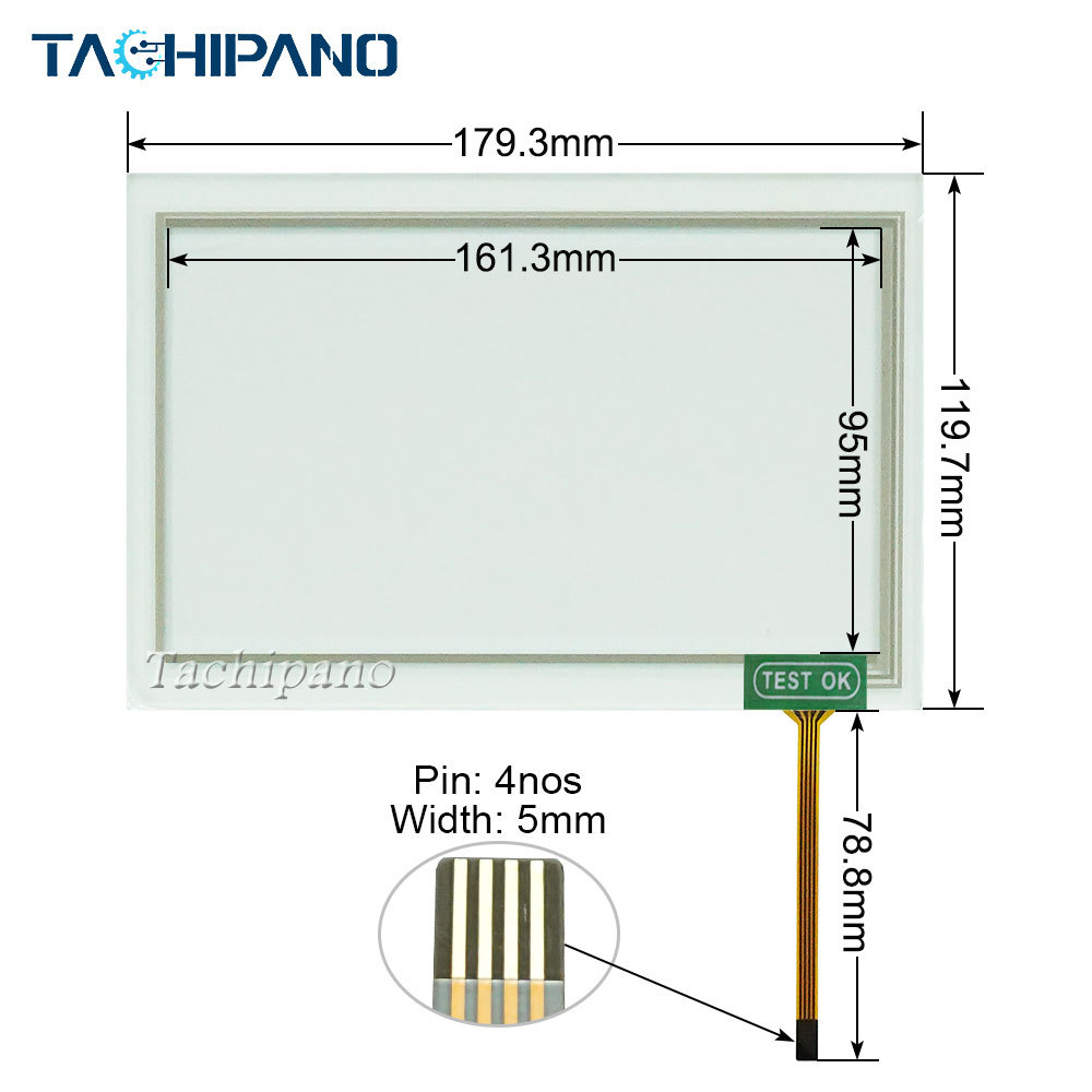 6AV6648-0DC11-3AX0 Touch screen panel, Protective film for 6AV6 648-0DC11-3AX0 SMART 700IE V4