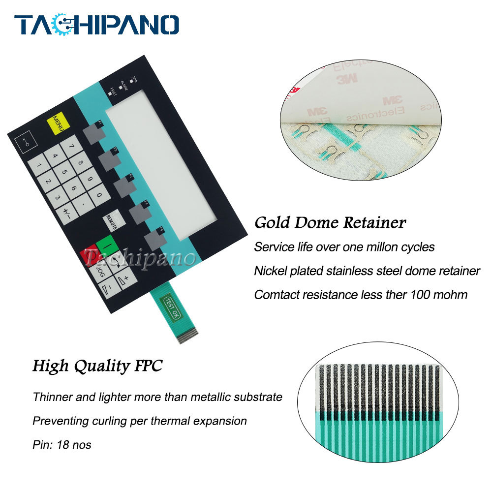 6SL3055-0AA00-4CA2 Plastic Case, Membrane Keypad, LCD Screen, Mounting Clips, Power Supply Connector for 6SL3 055-0AA00-4CA2 Operator Panel AOP30