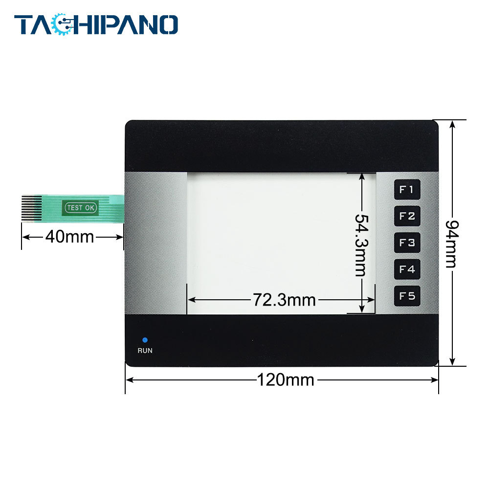 NQ3-TQ010-B NQ3TQ010B for Touch Screen Glass, Membrane keypad switch