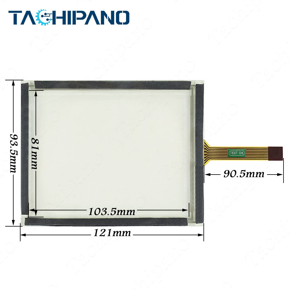 Touch screen for T105E-5RBA01N-0A18R0-070FB-C Touch Panel Glass