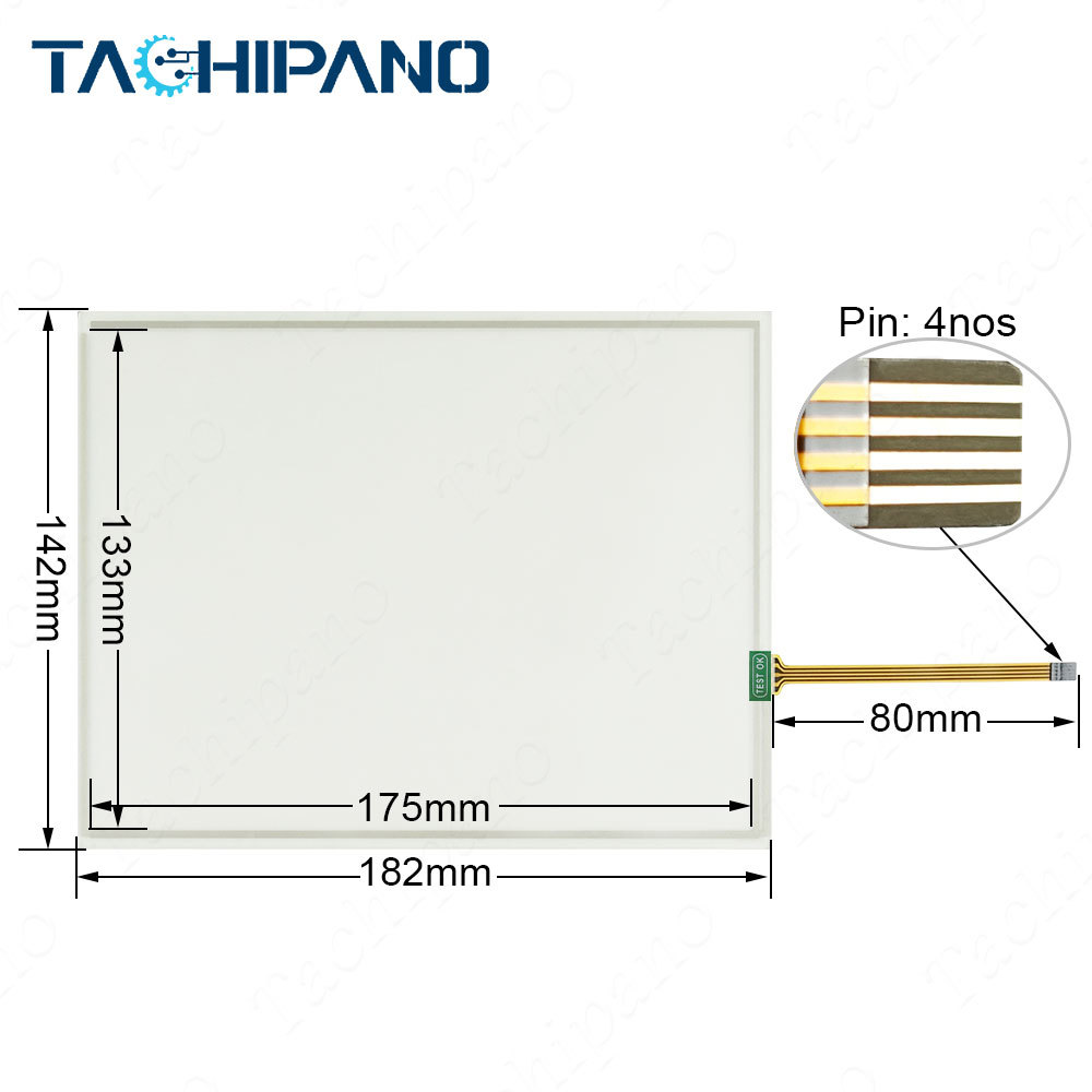 Touch screen for N010-0554-X268 N010-0554-X268/01-TW N010-0554-X268/01 Touch Panel Glass